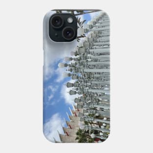 Lamppost Art Installation in Los Angeles Phone Case