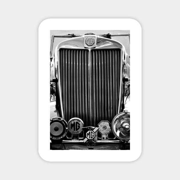 MG Classic Sports Motor Car Magnet by Andy Evans Photos