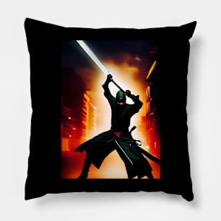 The Ninja sword. Pillow