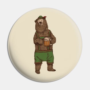 Traditional German Bear Pin