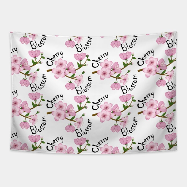 Cherry Blossom Tapestry by Designoholic