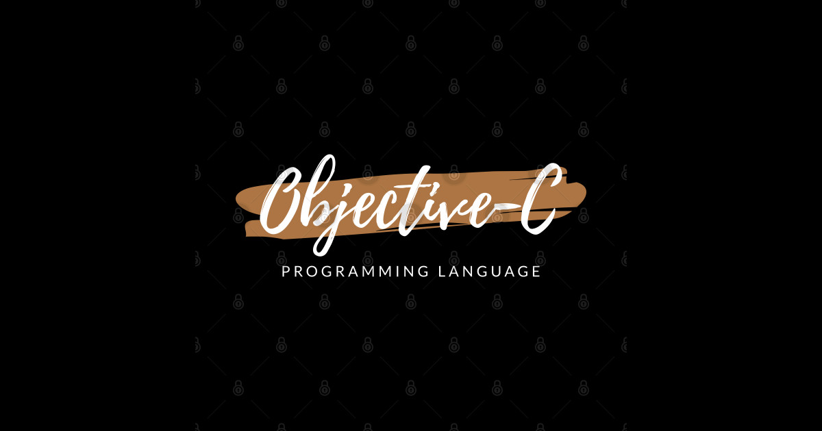 Objective-C Programming Language Paint Smear - Objective C - Sticker ...