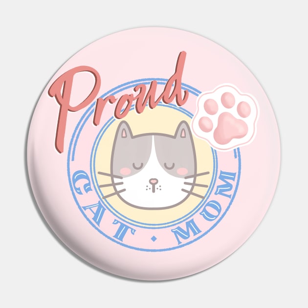 Proud cat mom Pin by CriticalCat