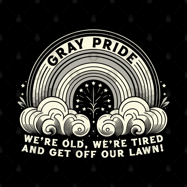 Gray Pride // Funny LGBTQ Quote by Trendsdk