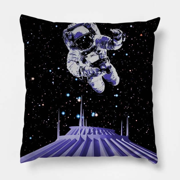 Space Mountain Astronaut Pillow by ThisIsFloriduhMan