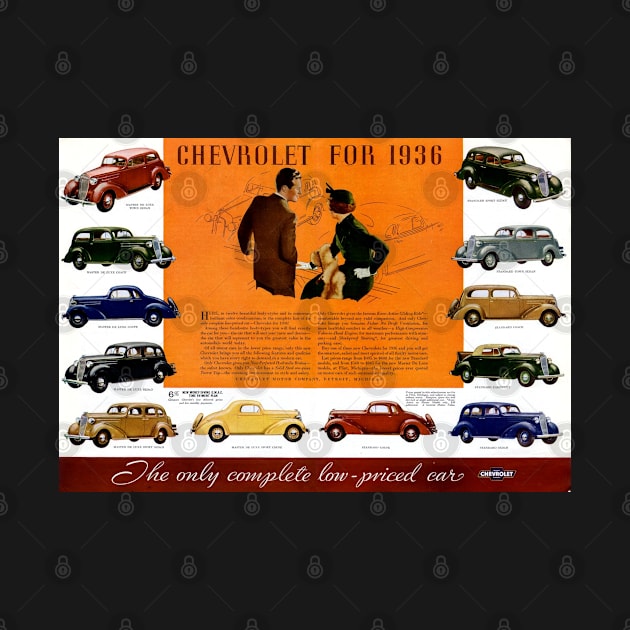 Vintage Ad Series: Chevrolet for 1936 by Jarecrow 