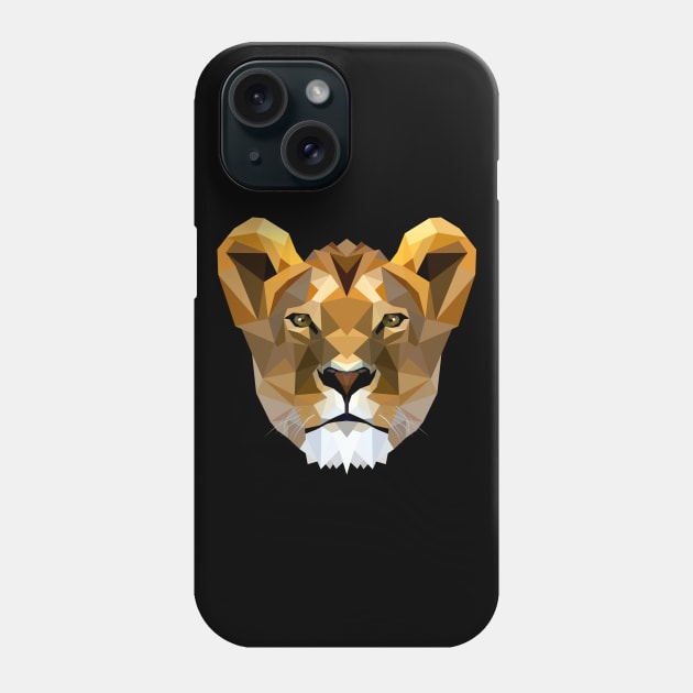 Lioness Phone Case by Edwardmhz