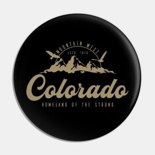 USA, Mountain states, Colorado Gold classic Pin