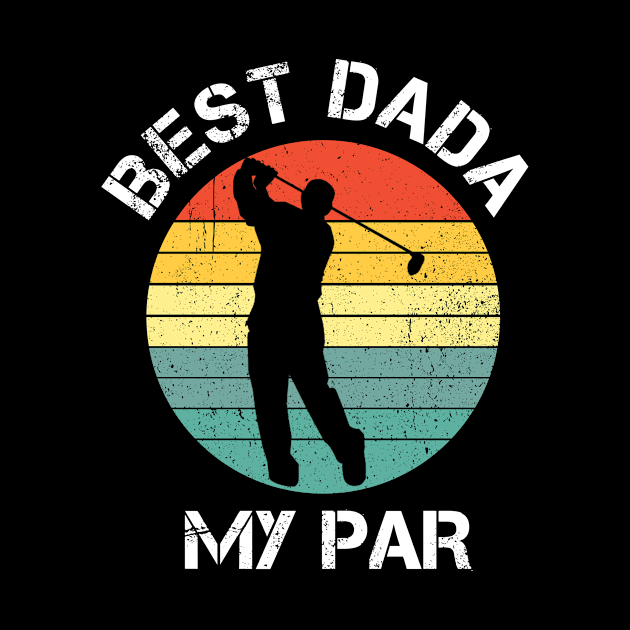 Best Dada By Par Golf Player Father Gift by Rochelle Lee Elliott