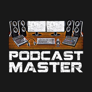 Podcast Show Equipment USB Mixer App T-Shirt