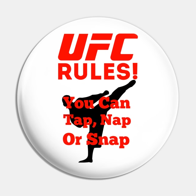 UFC Rules Pin by FirstTees