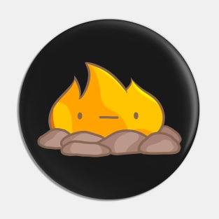 Starbound- Fire Rock Pin