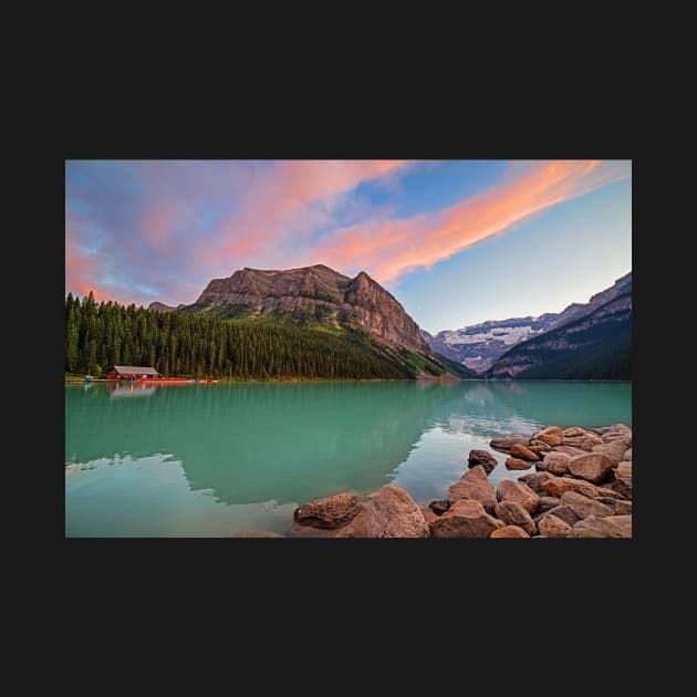 Lake Louise Sunset Banff National Park by WayneOxfordPh