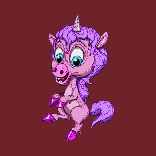 Baby Unicorn by Wickedcartoons