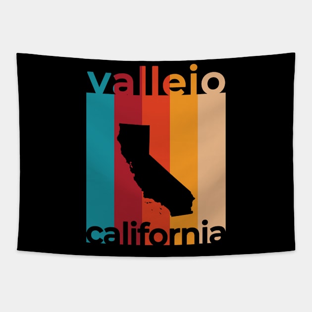 Vallejo California Retro Tapestry by easytees