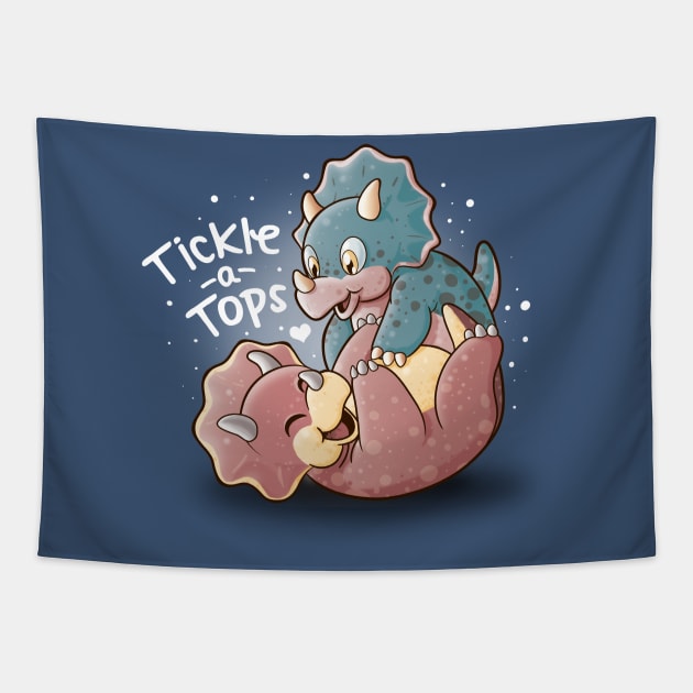 TICKLE -A- TOPS Tapestry by Skullpy