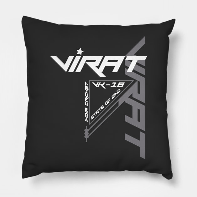 Virat Kholi Cricket Champion Memorabilia Pillow by CGD