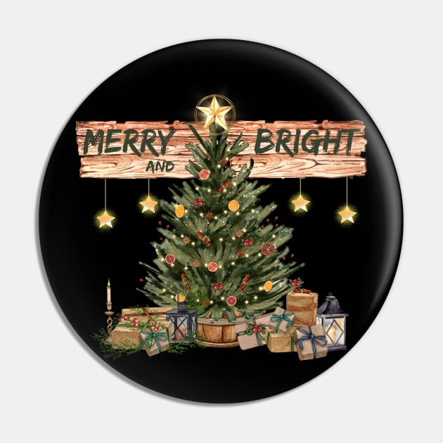 Merry and Bright Pin by LylaLace Studio