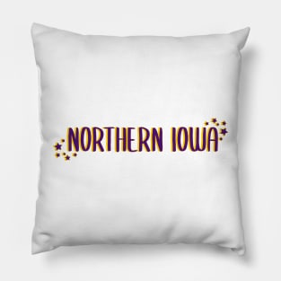 University of Northern Iowa Stars Pillow