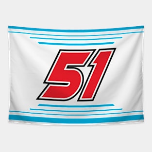 Justin Haley #51 2024 NASCAR Design Tapestry