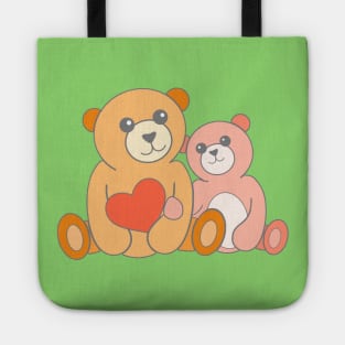 Mom and Baby, Best Friends Teddy Bears Tote