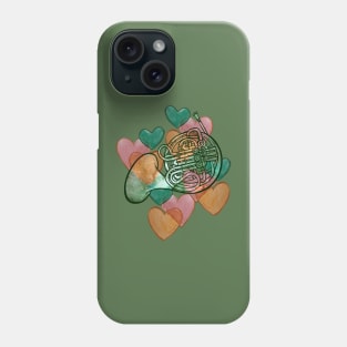 French Horn Love Phone Case