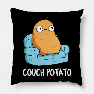 Couch Potato Cute Potato Pun Pillow