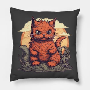 Kitten Kaiju Pillow