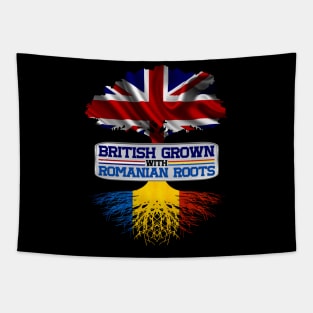 British Grown With Romanian Roots Cool Gift For Proud British Romanians Tapestry