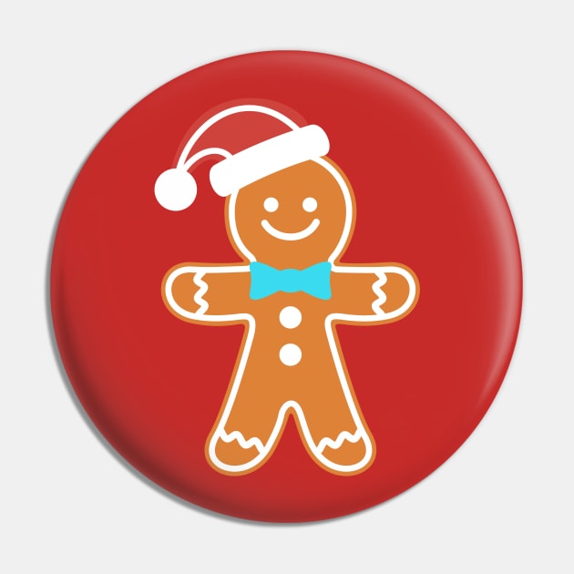 Gingerbread Man Christmas Pin by vladocar