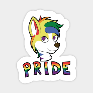 Gay Pride - Furry Mascot Magnet