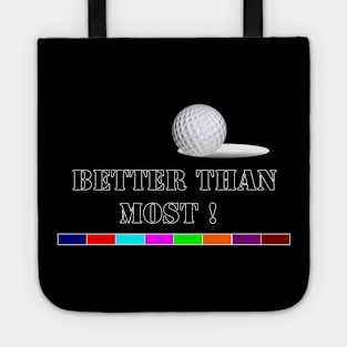 Better Yhan Most (colors small logo) Tote