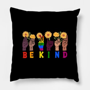Be Kind LGBT | LGBT Pride Pillow