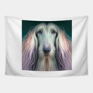 A Fractal Design of An Afghan Hound Tapestry