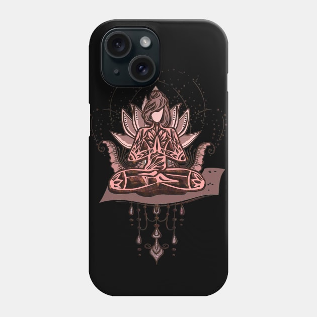 Wonderful lotus with women Phone Case by Nicky2342