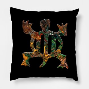 Adinkra symbol for adaptability, Denkyem Pillow