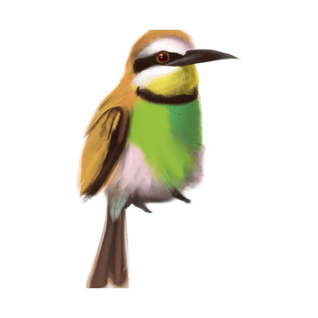 Cute Bee-Eater Drawing by Play Zoo