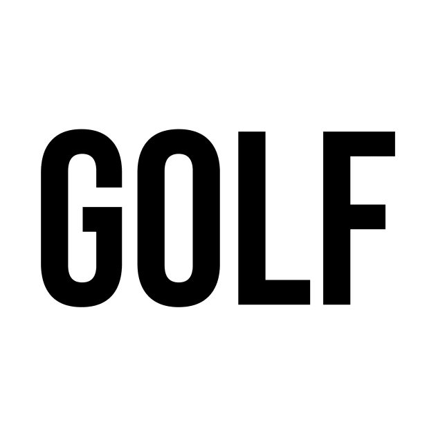 Golf by TotallyTubularTees