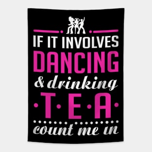 Dancing and Tea Tapestry