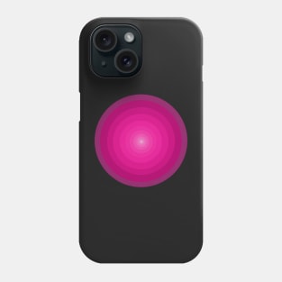 Glowing pink circle Phone Case