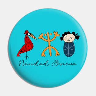 Navidad Boricua 2 Pin