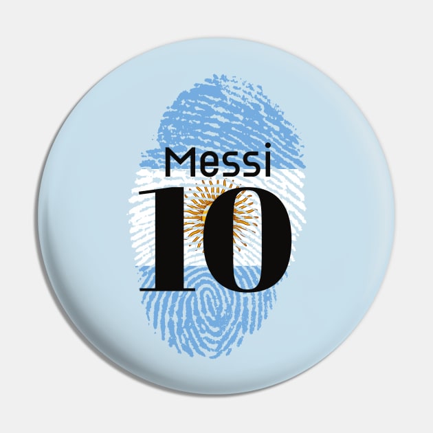 Messi Print Pin by QUOT-s