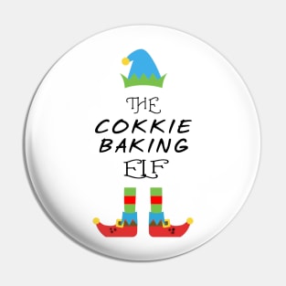 The Cookie baking Elf Matching Family Group Christmas Party Pin