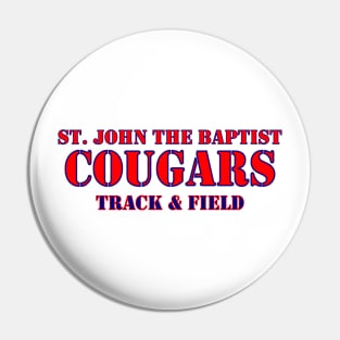 St. John the Baptist COUGARS Track & Field Pin