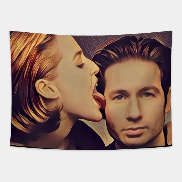 X-Files fanart Tapestry by TheisDeschain