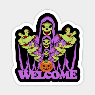 purple monster - halloween 2022 Magnet