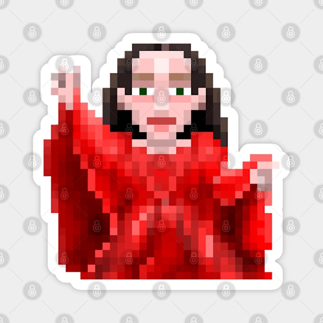 16-Bits Madame Blanc Magnet by badpun