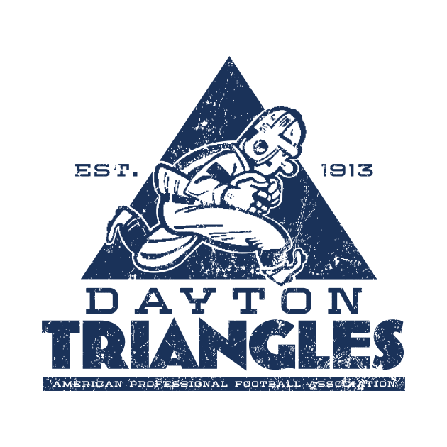 Dayton Triangles Football by MindsparkCreative