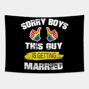 BACHELOR Party LGBT Gay Pride Gift Groom Bride Tapestry