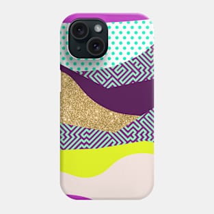 Neon Party Dunes Pattern Phone Case